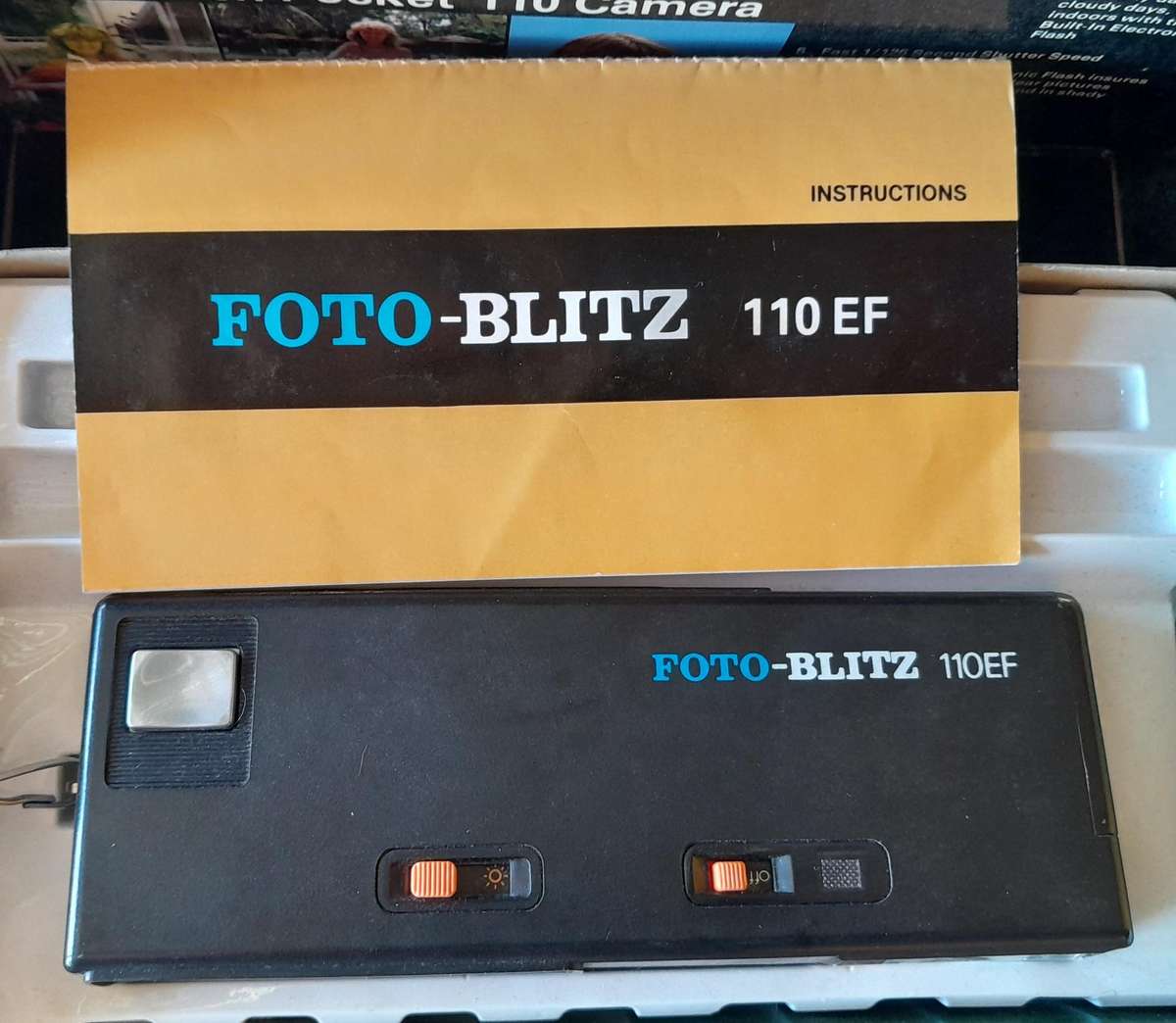 Foto blitz 110 EF 22 mm camera, With Original box and user manual