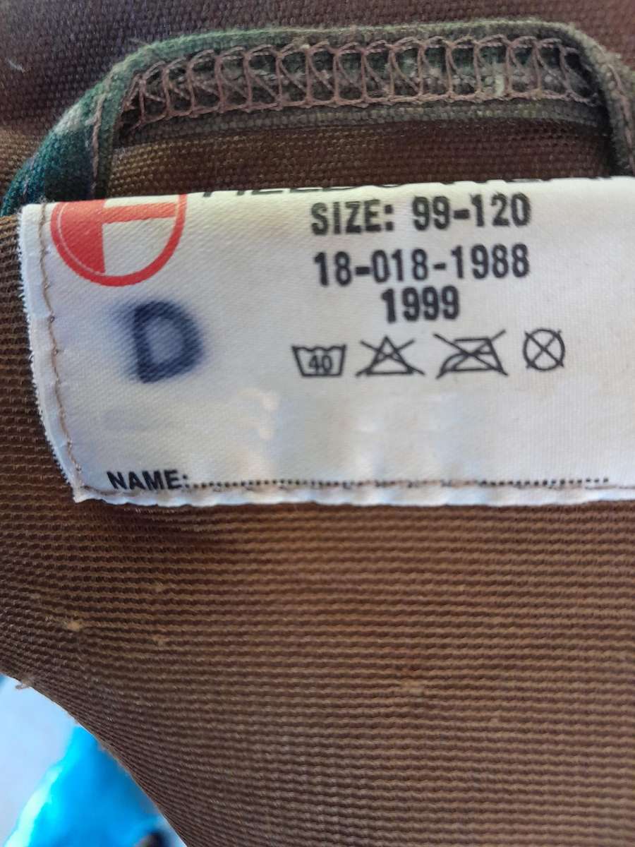 SADF S2000 pattern Camo jacket, Large Size