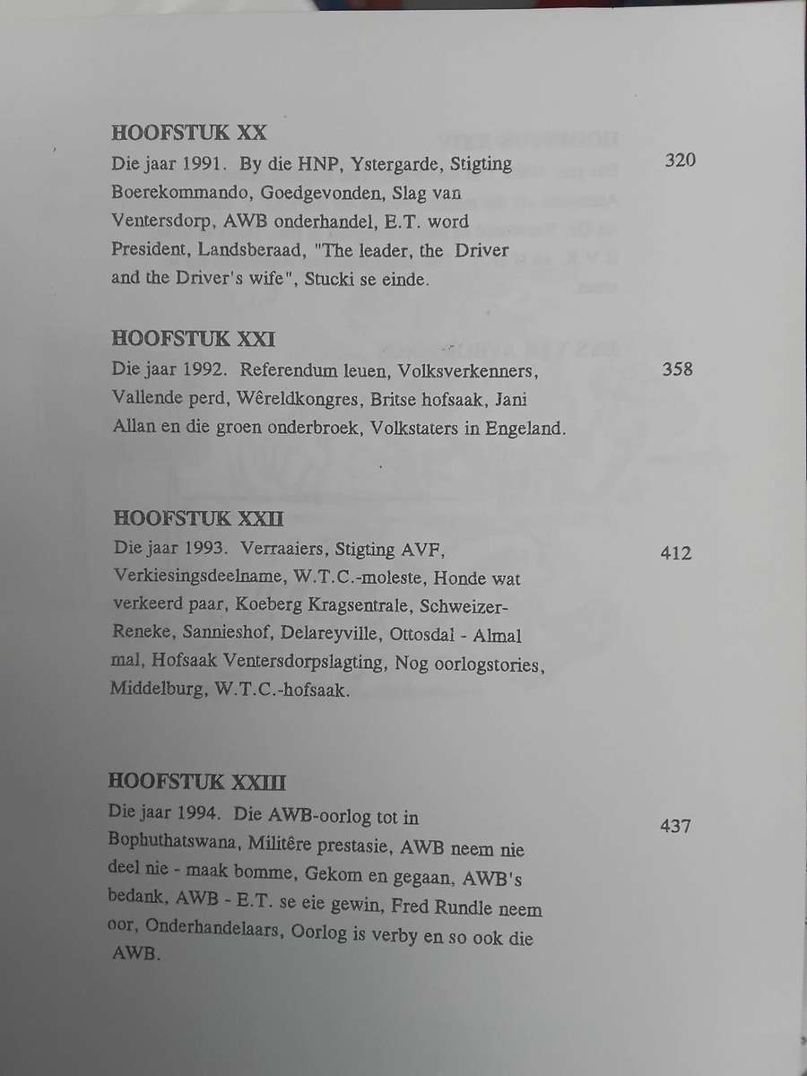 Die Wel en Wee van die AWB deur Kays Smit, 1996 1ste druk