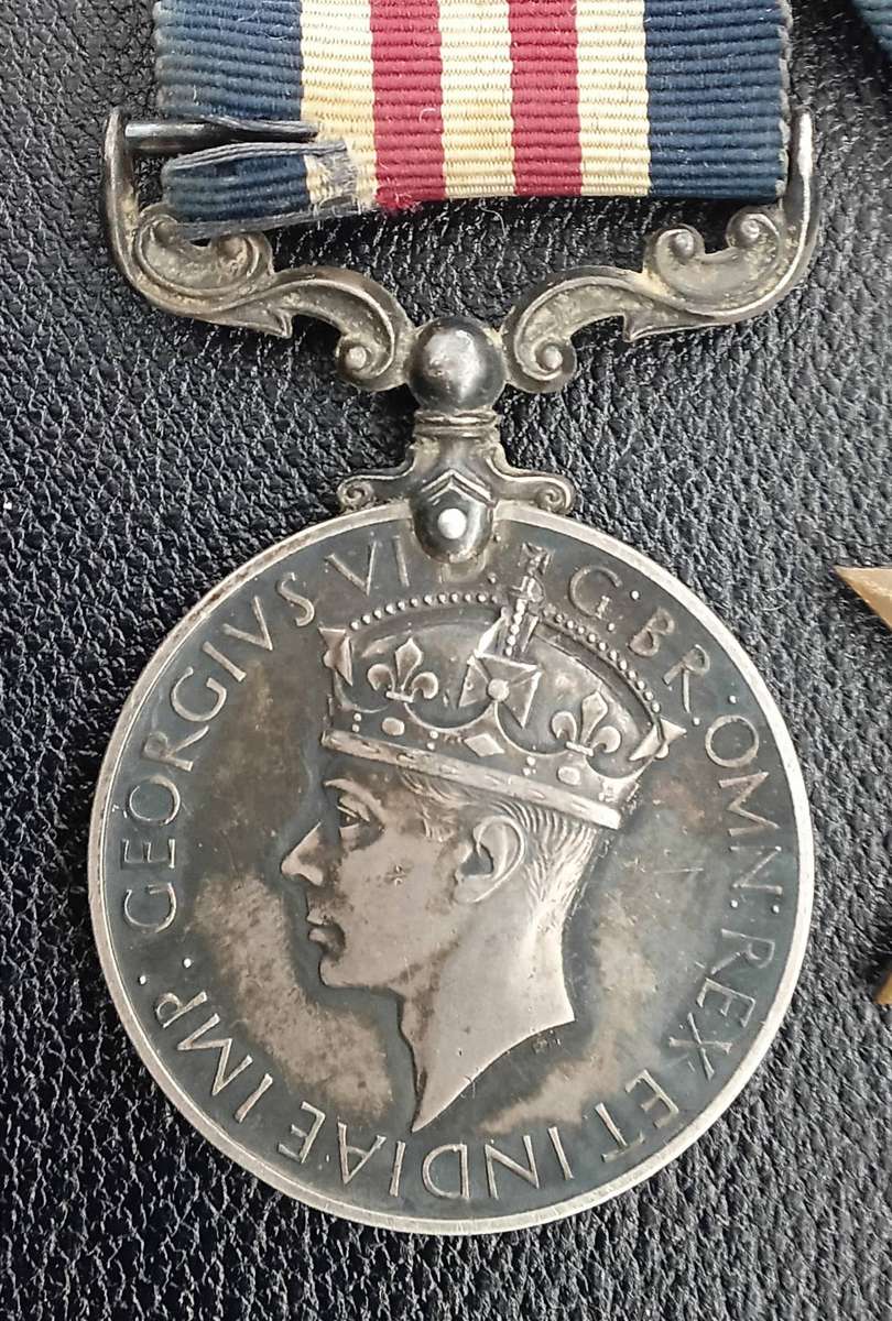 Full & miniature set WWII medals with BRAVERY IN THE FIELD MEDAL ISSUED TO L CPL HF HEWSON 8th Army