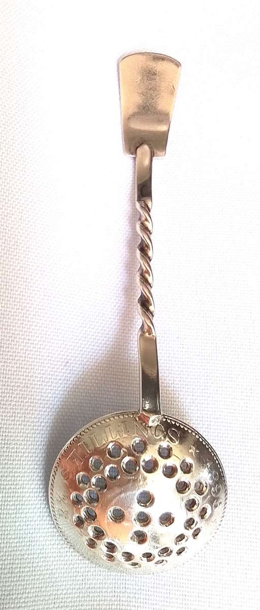 13pc Silver Shilling Spoon Set
