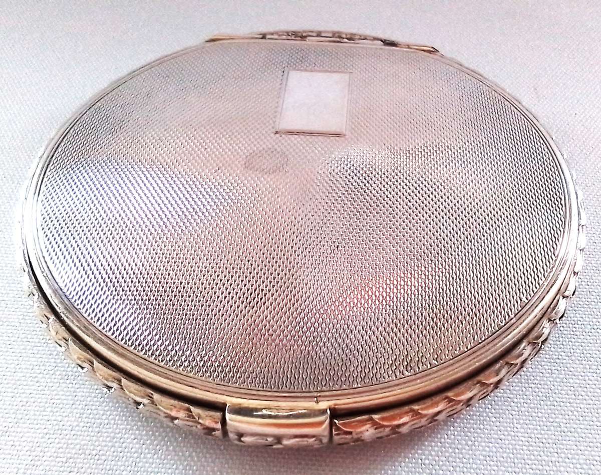 Birmingham  1949  -  Silver Powder Compact