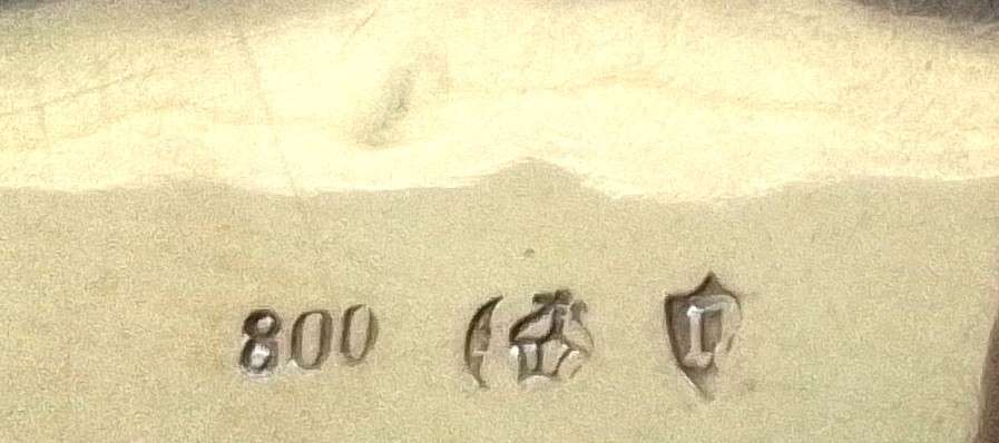 Silver `800`  Relief Coffee Pot