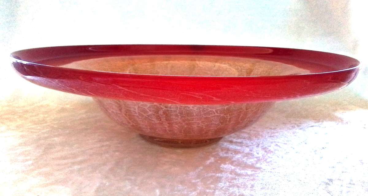 WMF  IKORA  -  1930s  Glass  Bowl