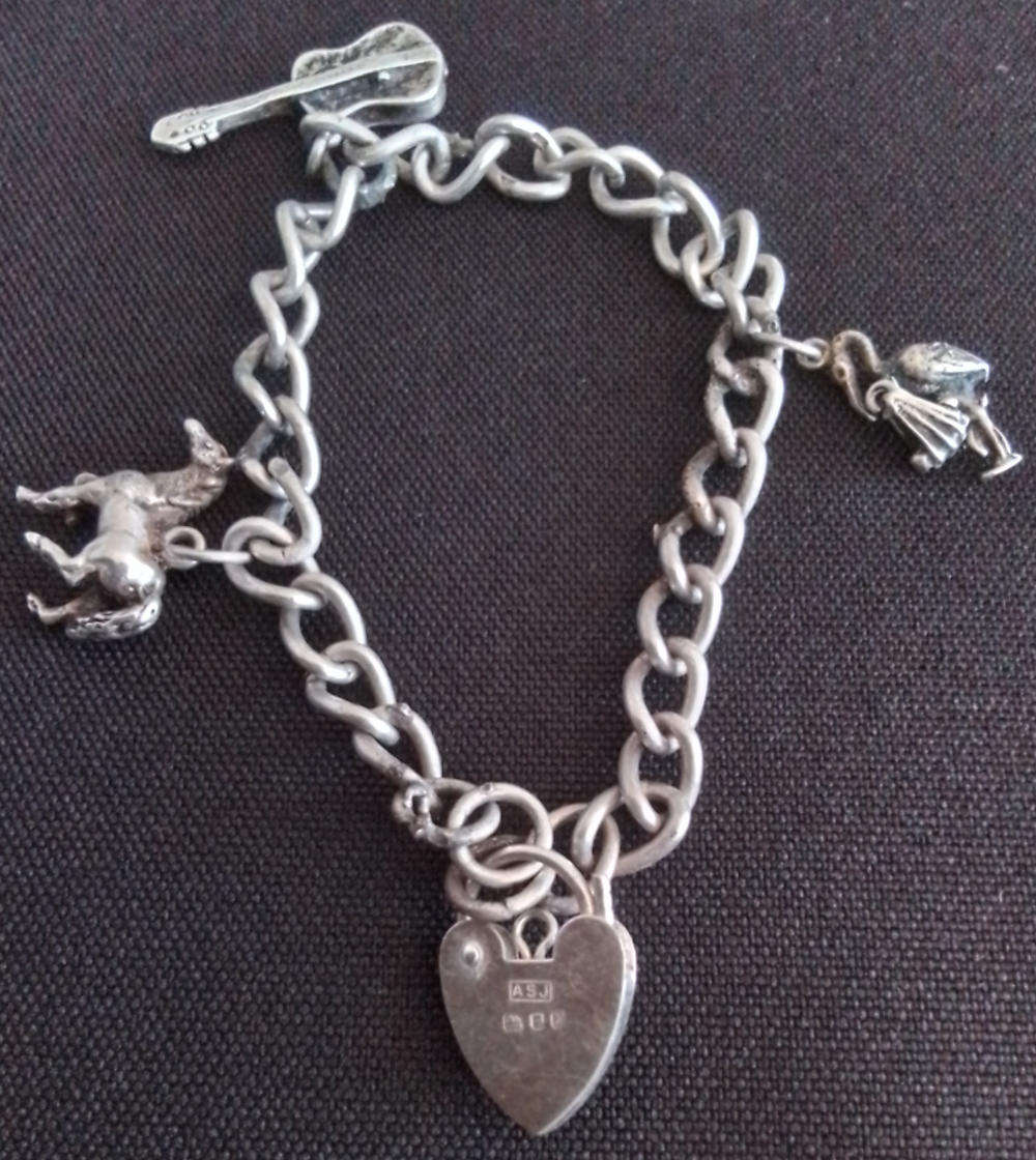 Silver  Cham bracelet