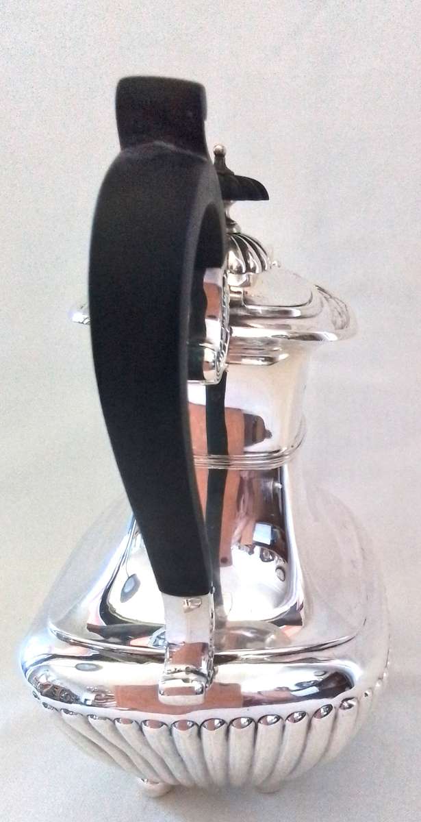 SHEFFIELD   1912  -  Half Fluted  Coffee  Pot