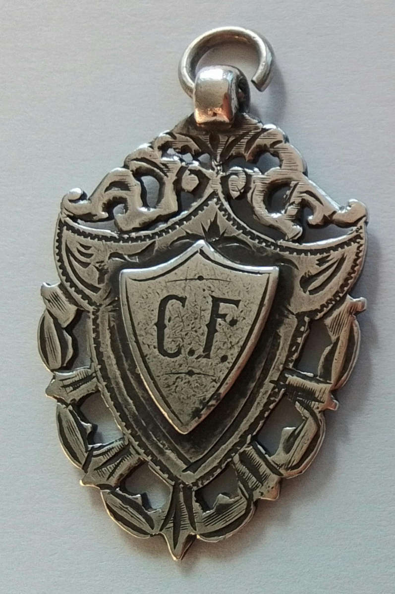 Silver   Fob  Medal