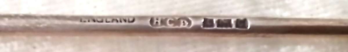 Birmingham  1927   -   Cased  Set  of Enamel  Coffee   Bean   Spoons