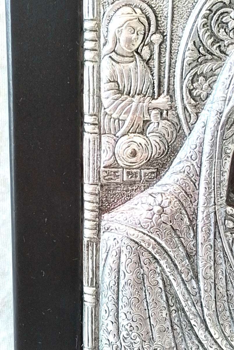 Silver  '925'  Byzantine  Icon