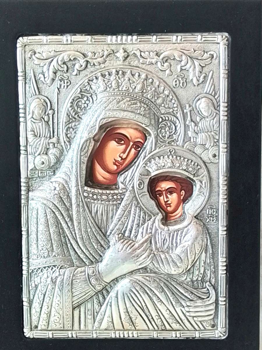 Silver  '925'  Byzantine  Icon