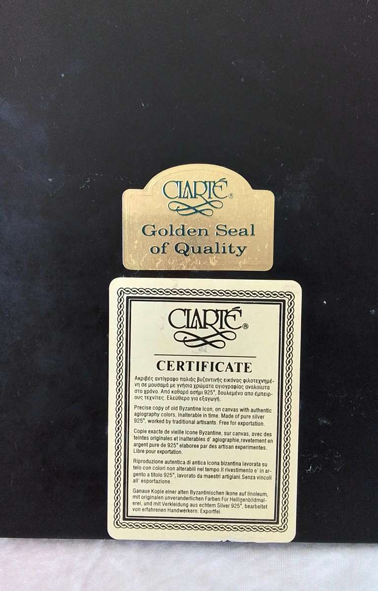 Silver  '925'  Byzantine  Icon