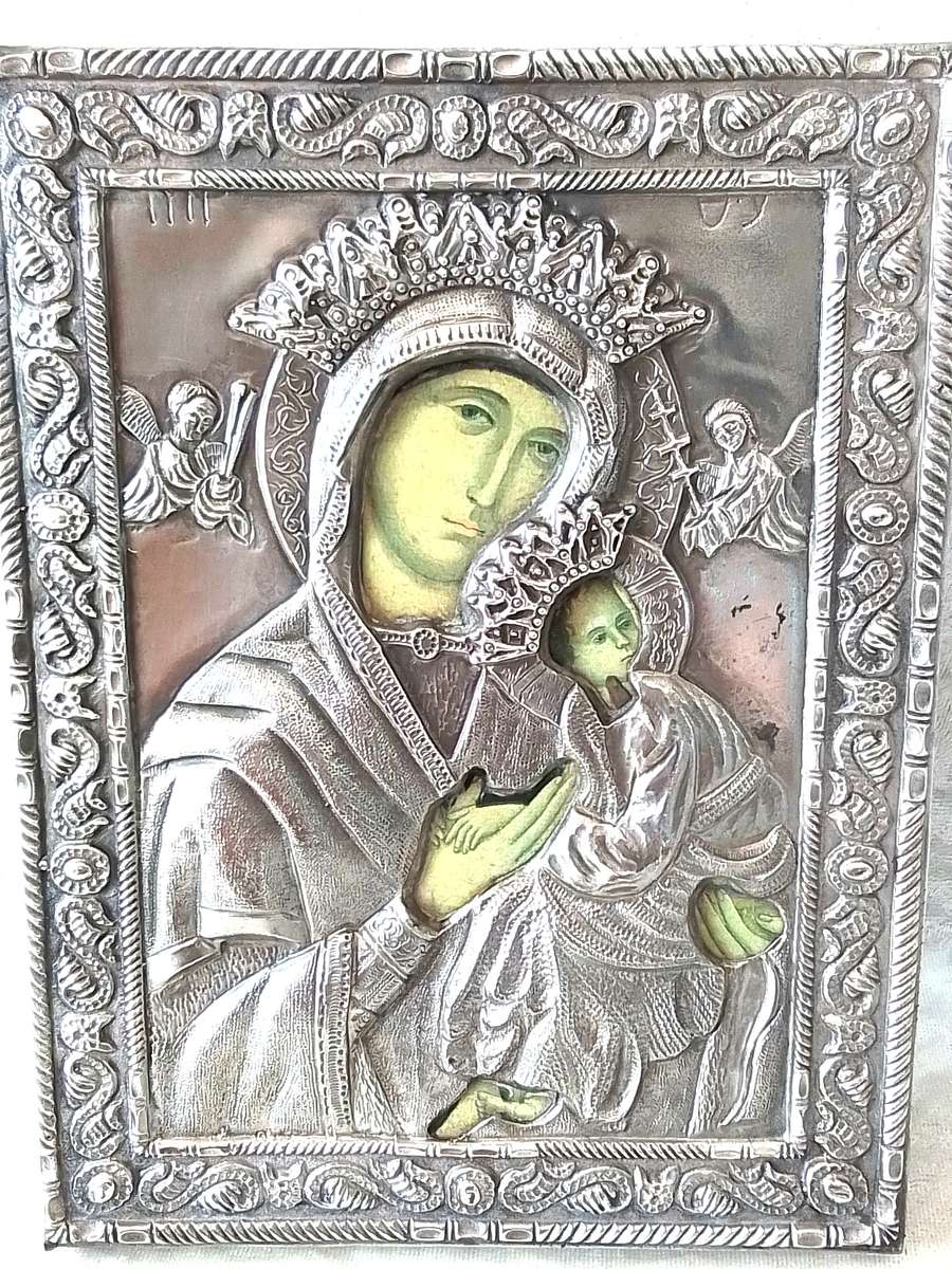 Silver  Byzantine  Icon
