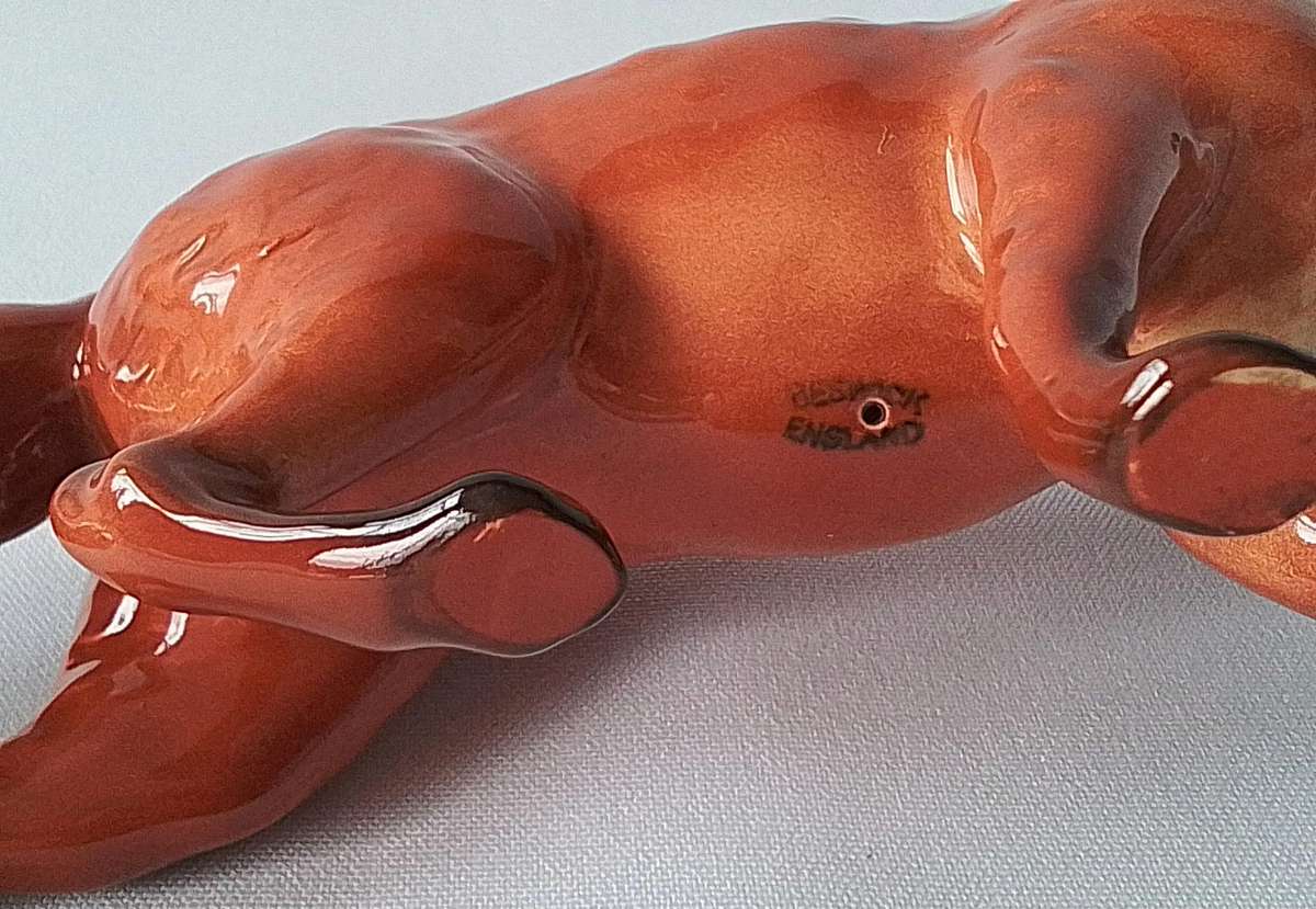 Beswick  vintage porcelain Fox Figure