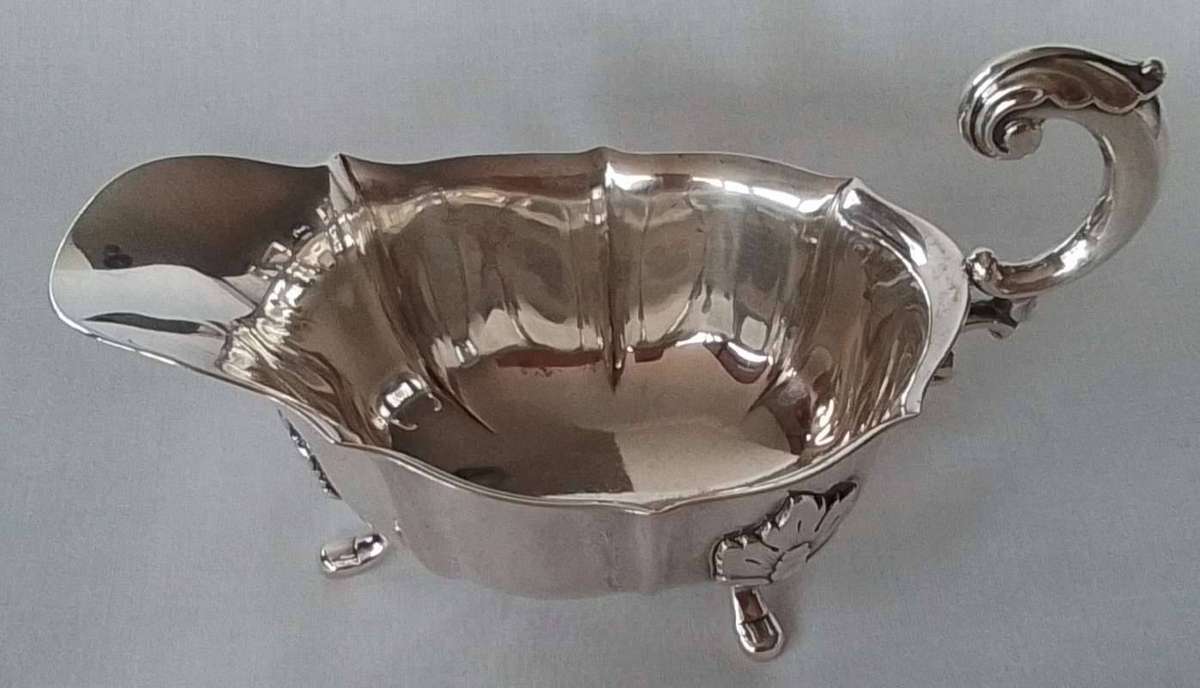 Danish Silver  -  Carl M Cohr  -  Gravy   Boat