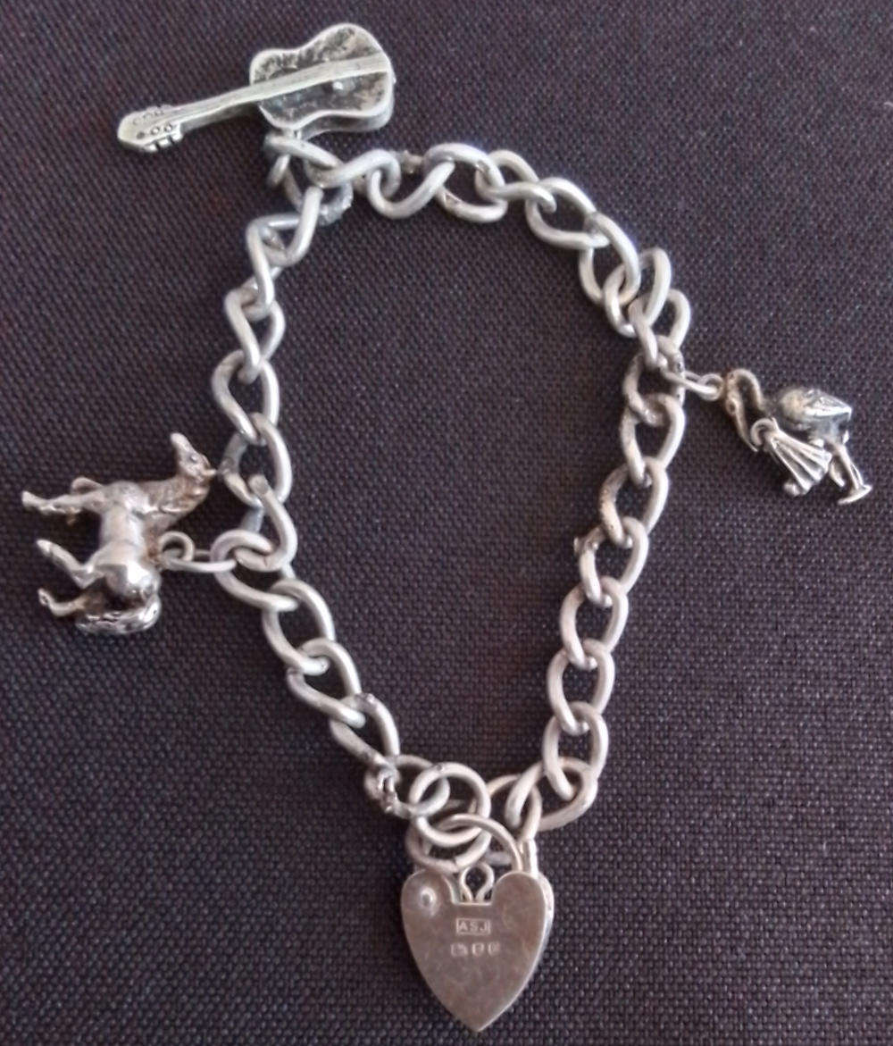 Silver  Cham bracelet