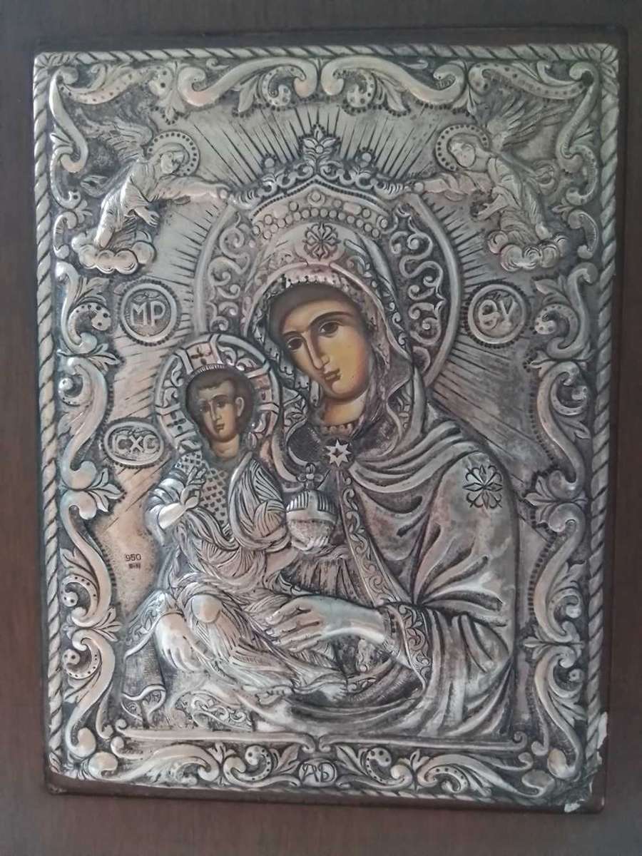 Silver Byzantine Icon