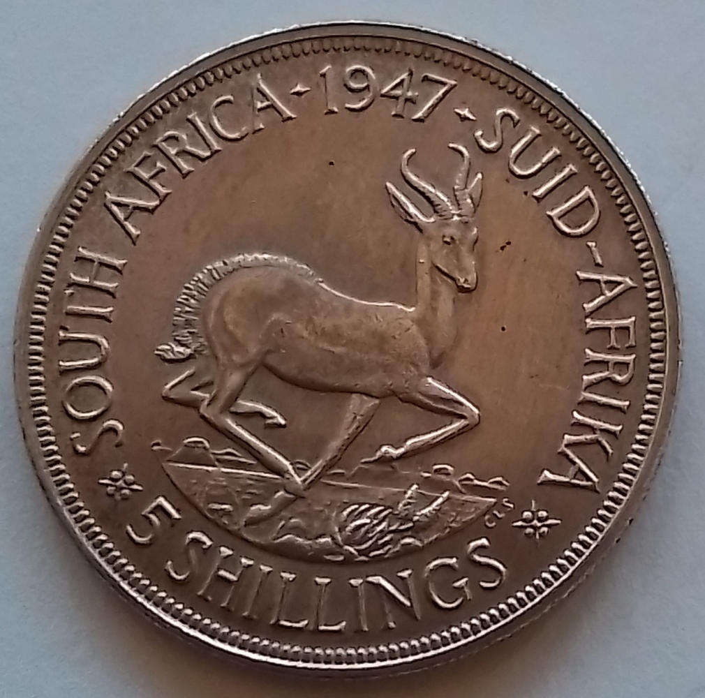 1947  SA  UNION   5  Shilling    [C31]
