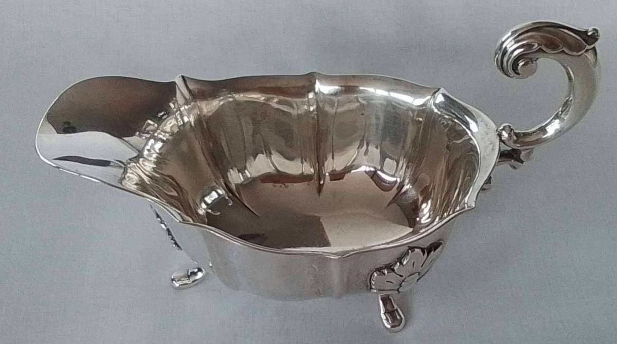 Danish Silver  -  Carl M Cohr  -  Gravy   Boat