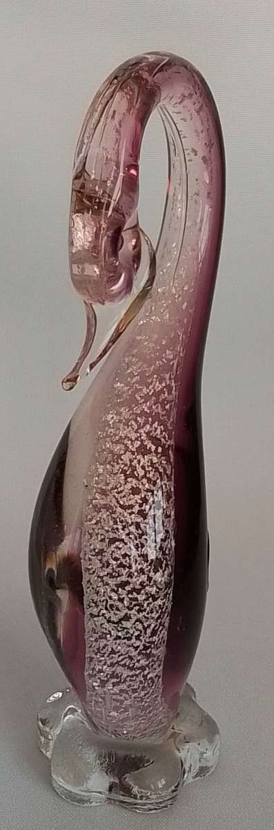 Vintage Murano Glass Swan
