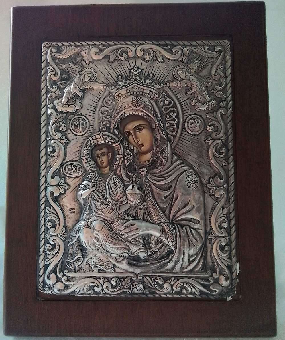 Silver Byzantine Icon