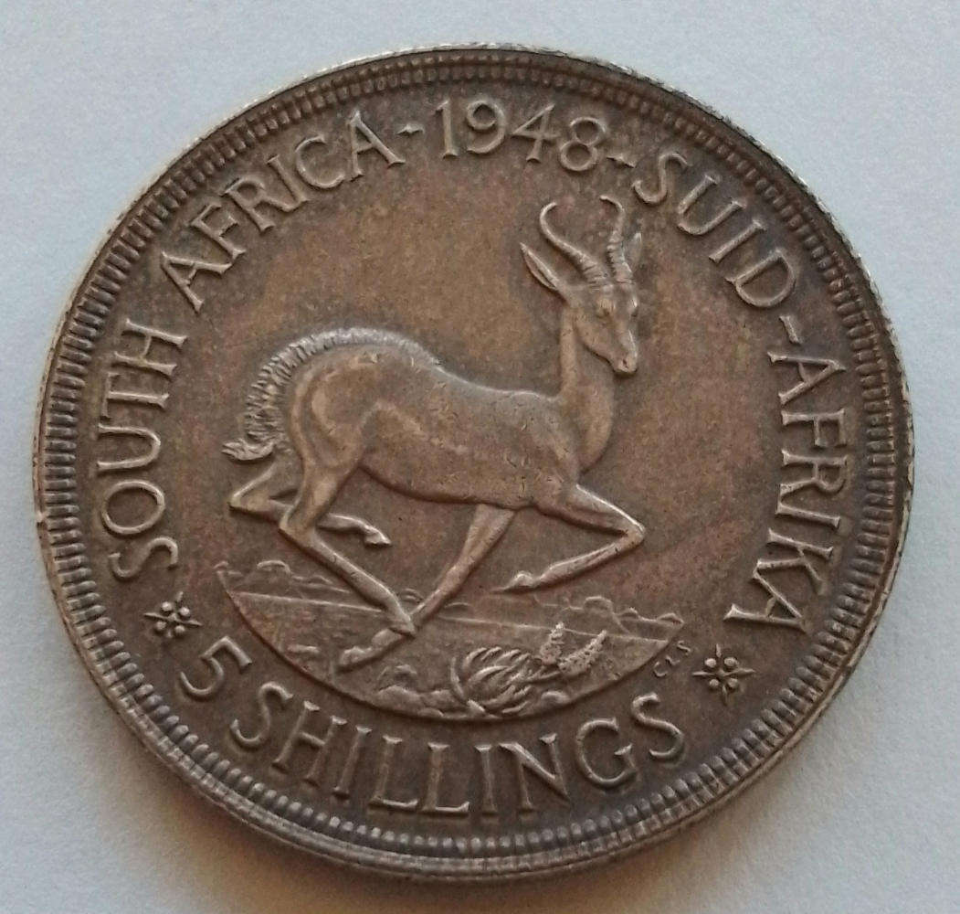 1948  SA  UNION   5  SHILLING   [C29]