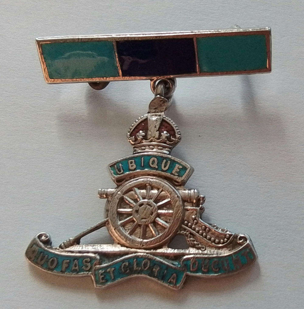 Silver &  Enamel  Badge