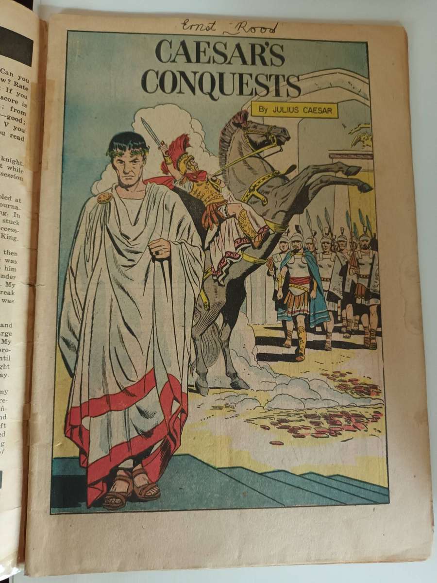 Classics Illustraded  - Caesar's Conquests Comic