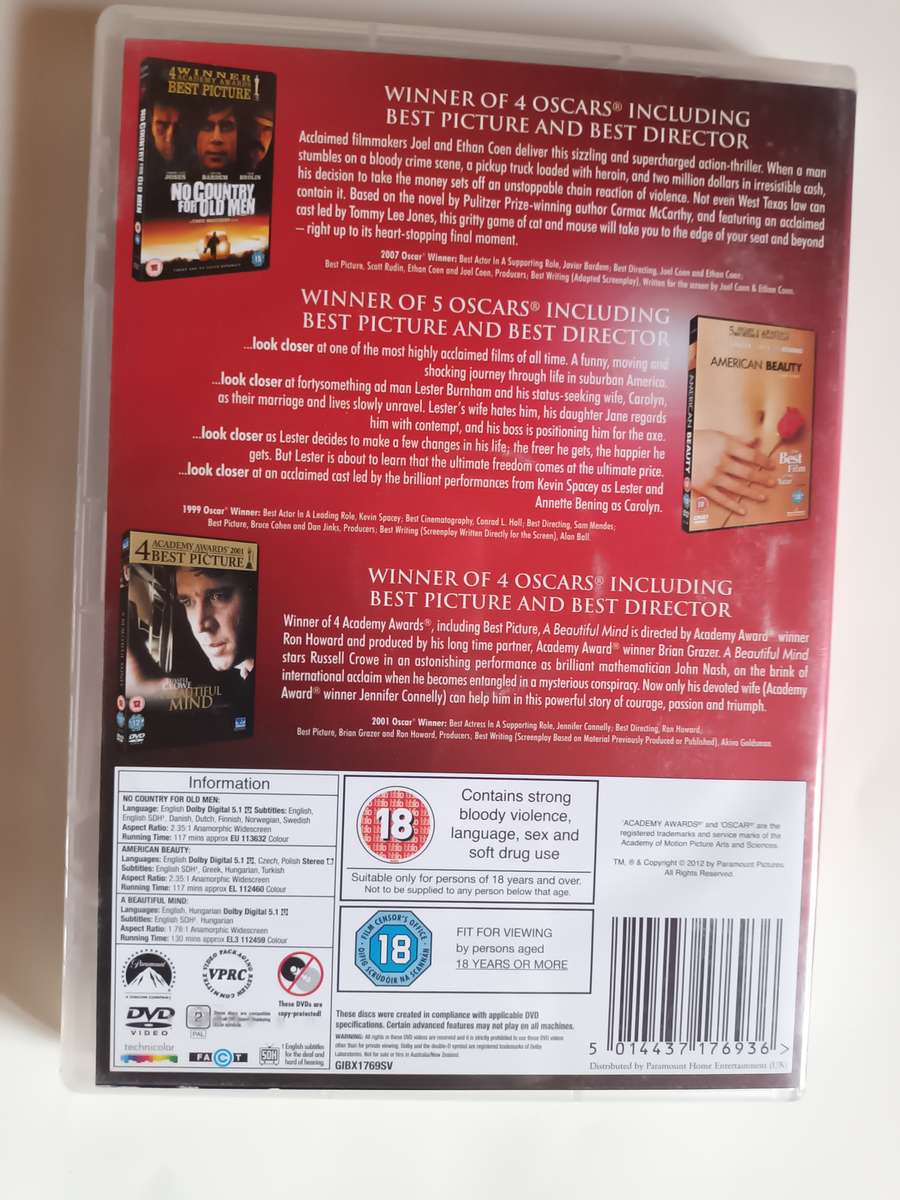 Three Movie set - See Images