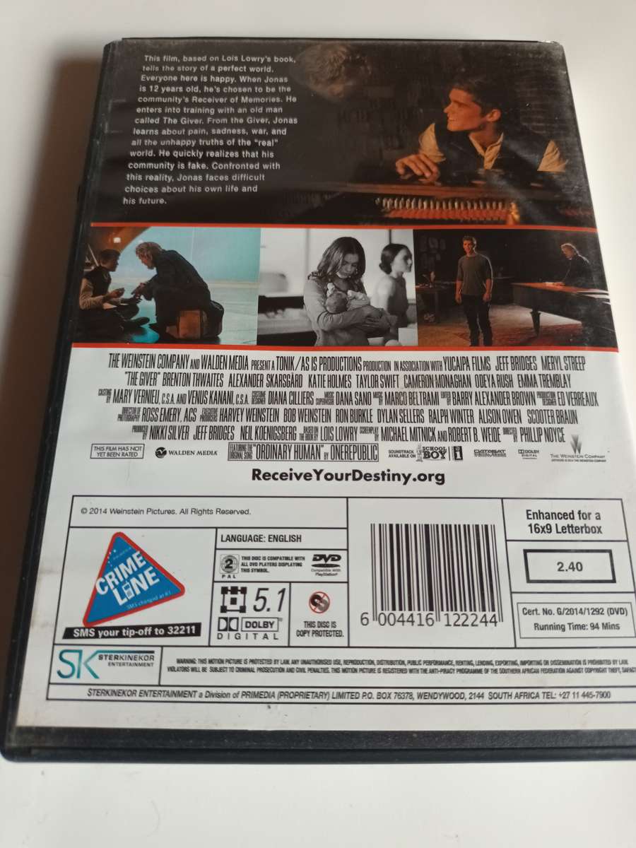 The Giver DVD Movie