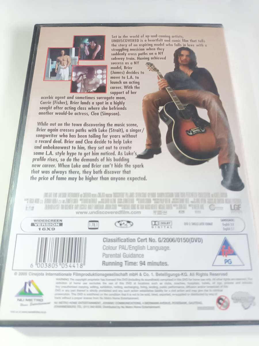 Undiscovered DVD Movie