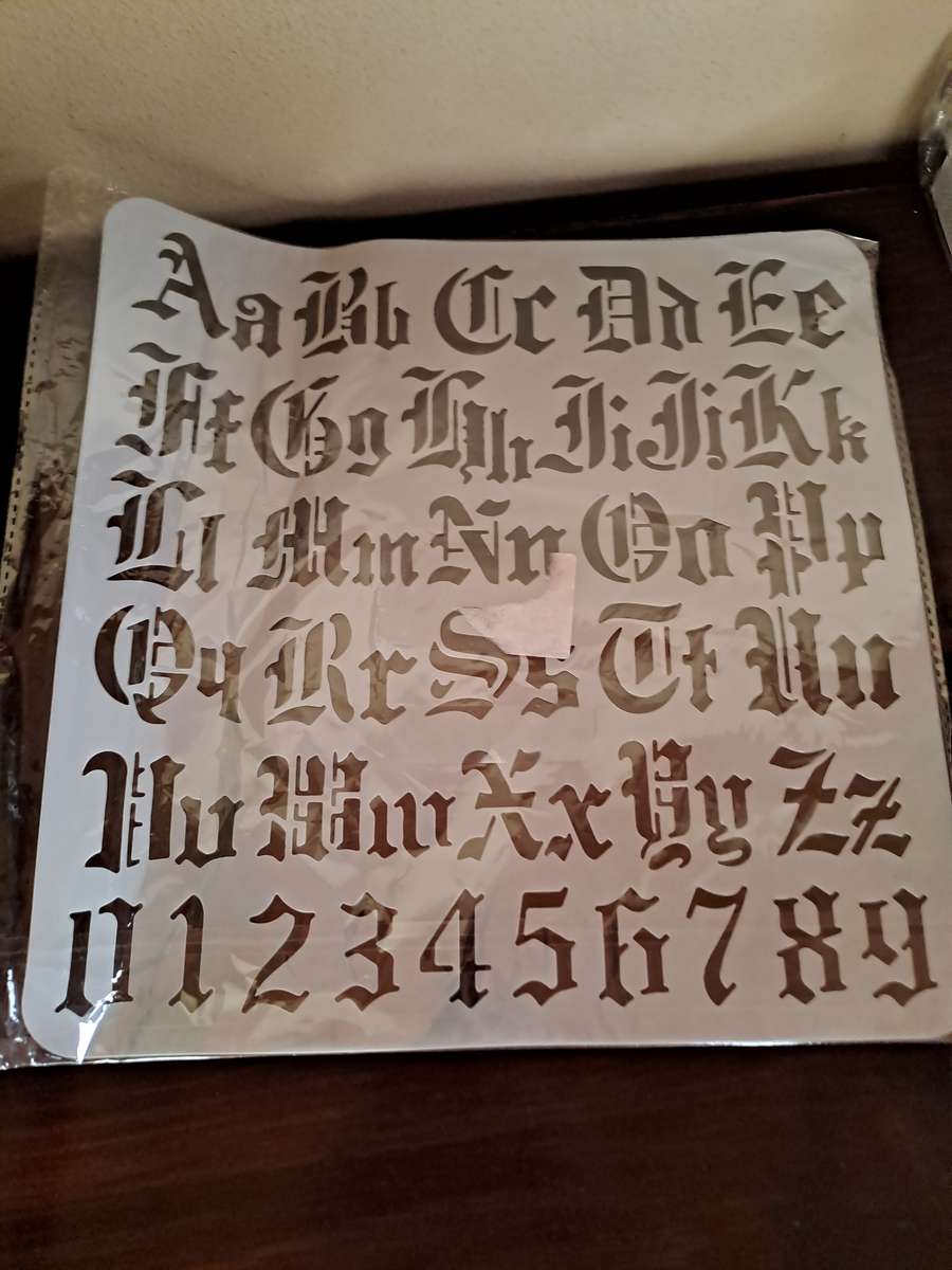 STENCIL Gothic Alphabet