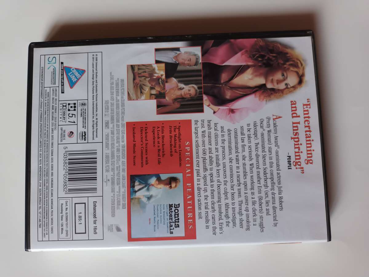 Erin Brockovich DVD Movie