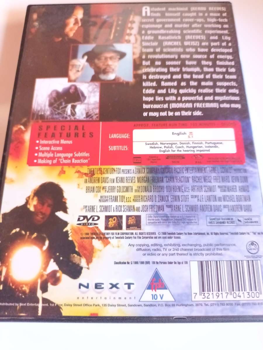 Chain Reaction DVD Movie