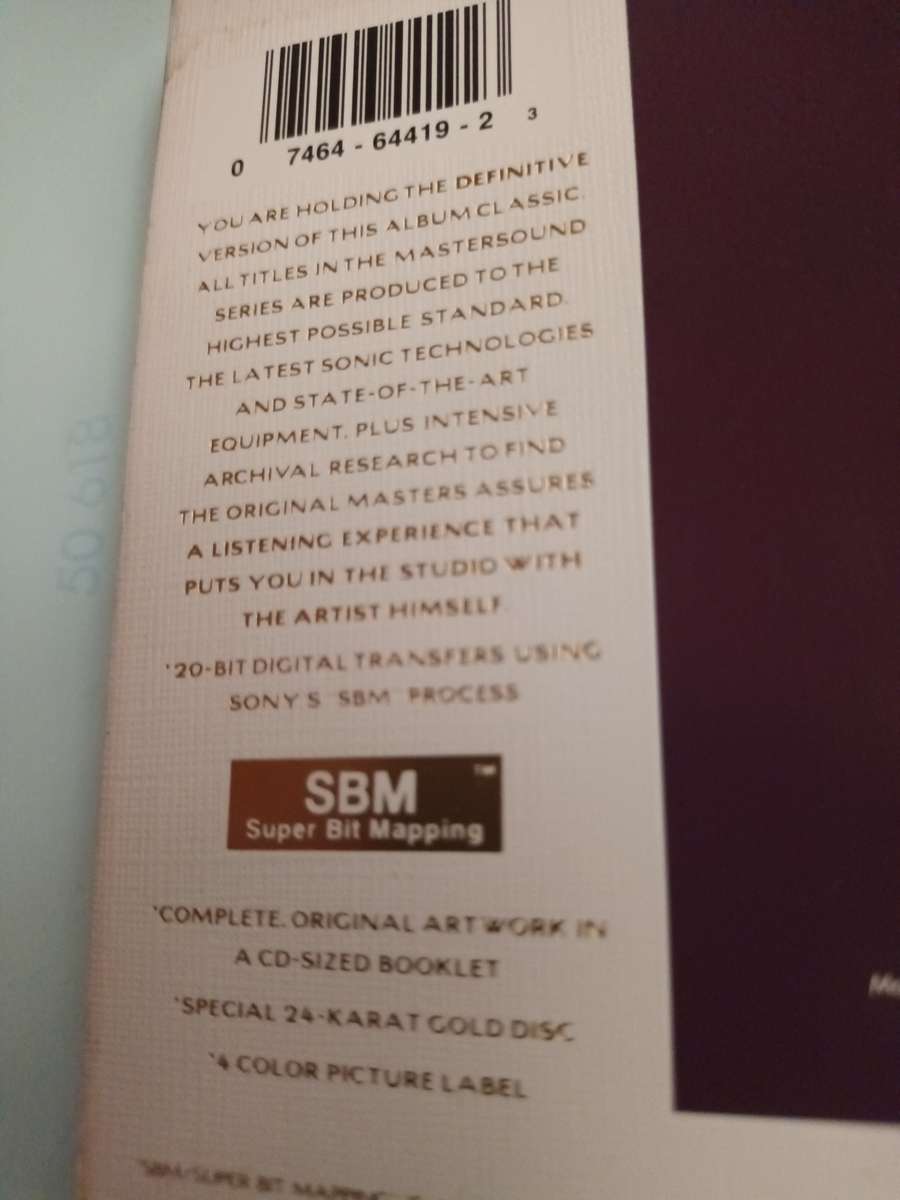 Mastersound 24kt Gold Disc - West Side Story Music CD