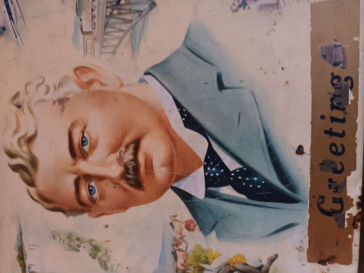 Vintage Cecil John Rhodes 'Greetings' Tin