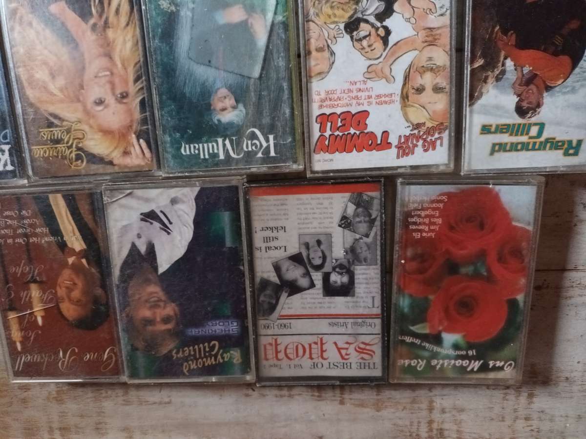 14 Old Cassette Tapes