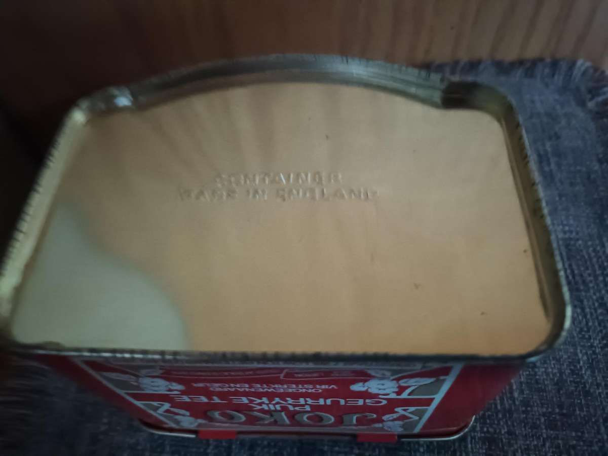 Vintage Joko Bilingual Tin - Made in England