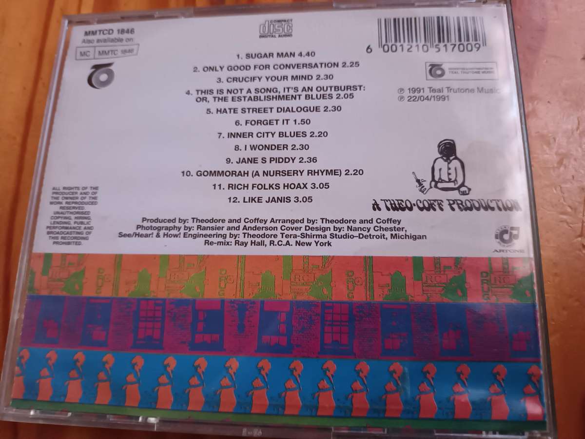 Rodriguez - Cold Fact Music CD