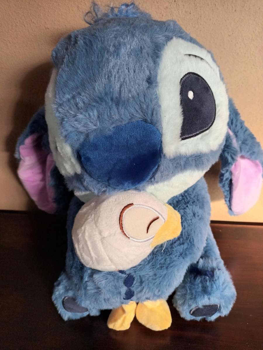 Winking Stitch with Duckling Soft Toy
