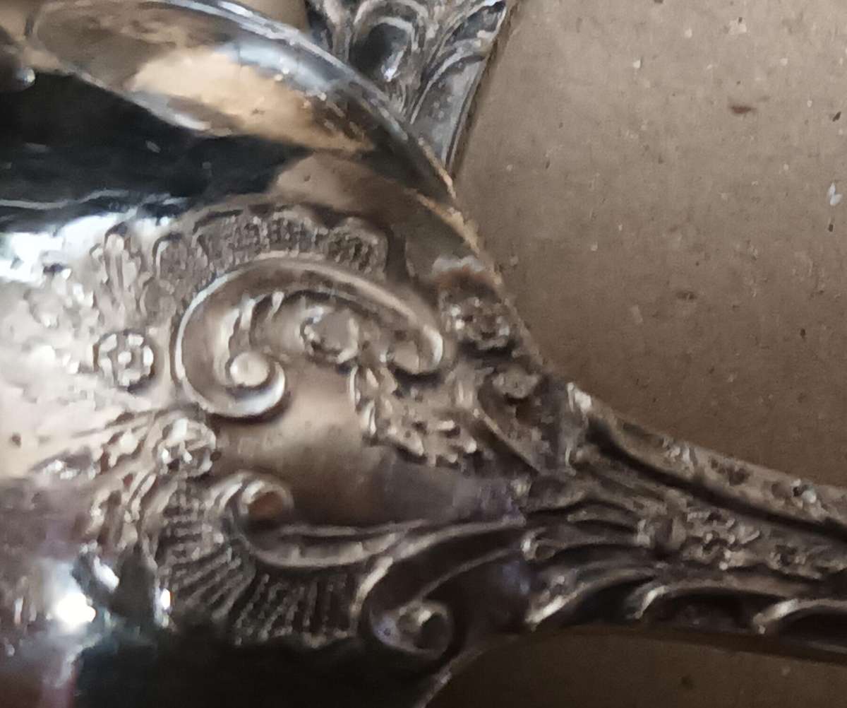 800 Silver Vintage Dessert Spoons