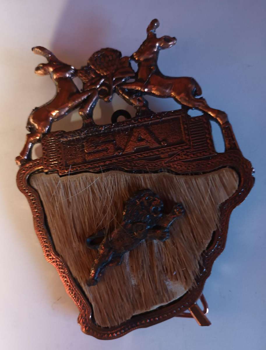 Metal SA Wildlife Plaque on Stand