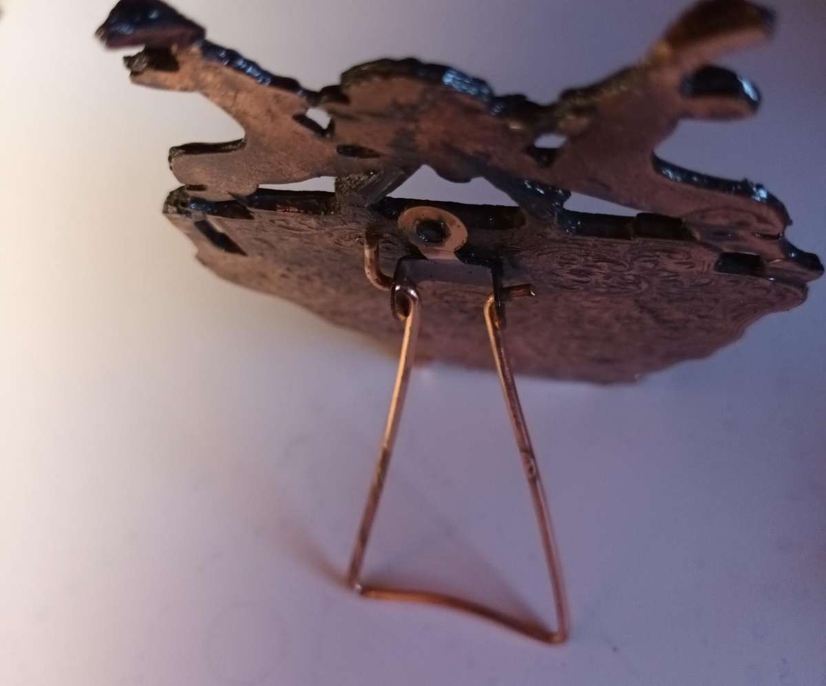 Metal SA Wildlife Plaque on Stand