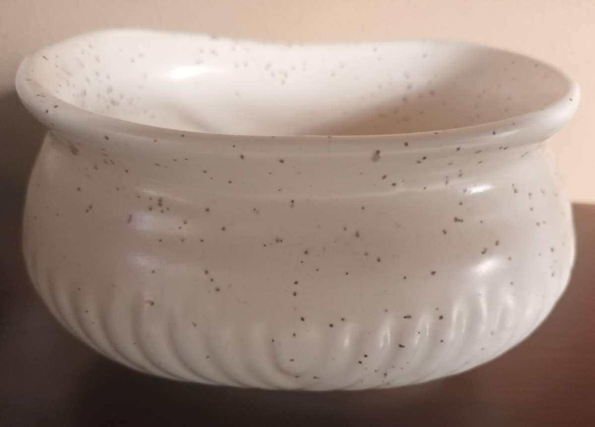 Solid Vintage Pottery Container or Vase