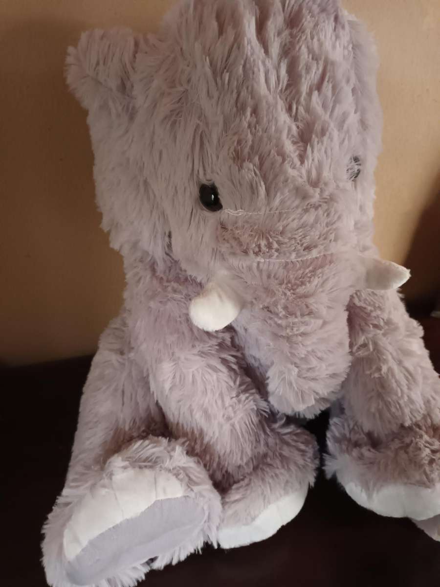 Large and Fluffy Elephant Soft Toy