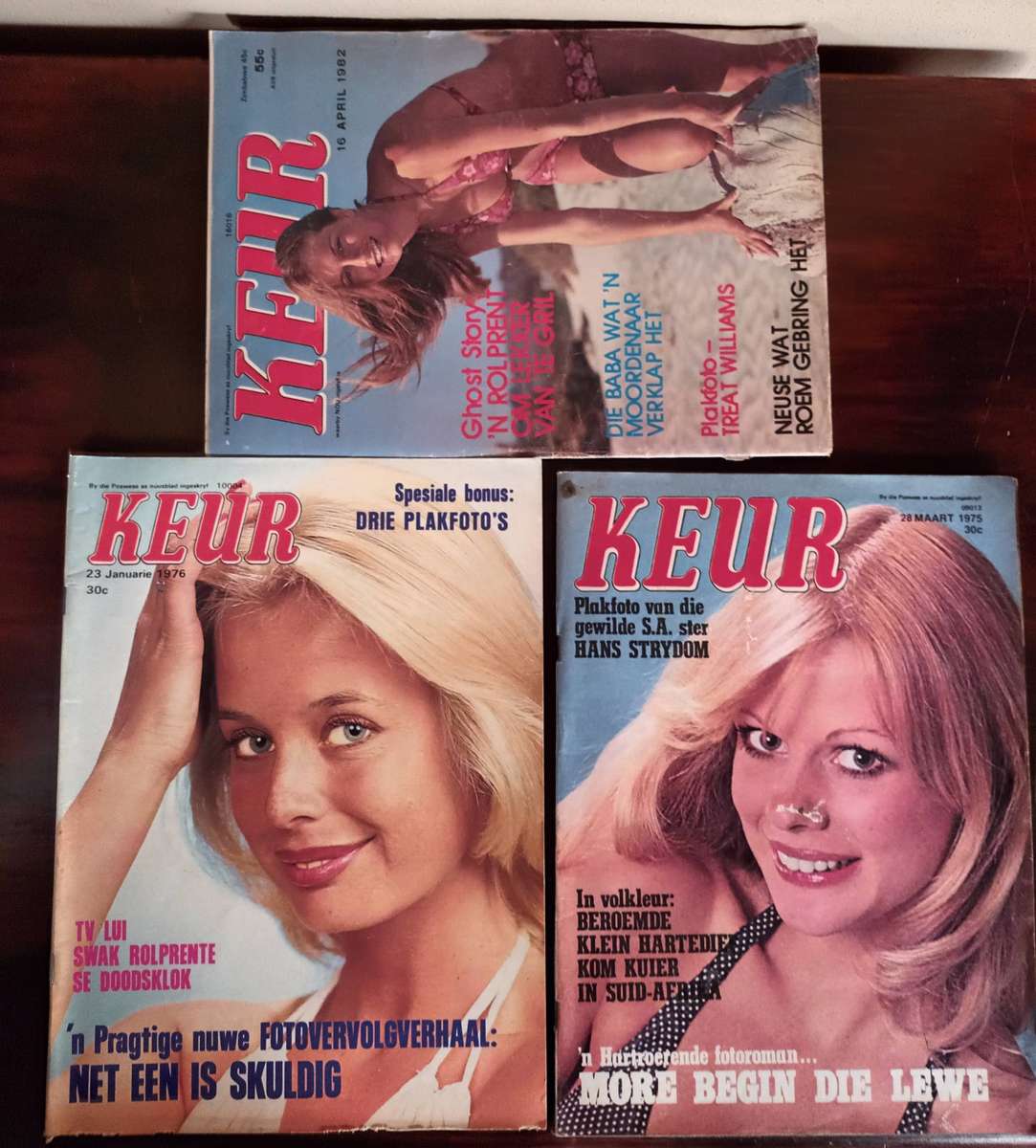 Drie ou Tydskrifte KEUR 1976 1975 1982