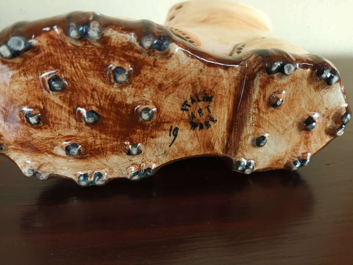 Glazed Porcelain Boot Ornament - Made in Italy