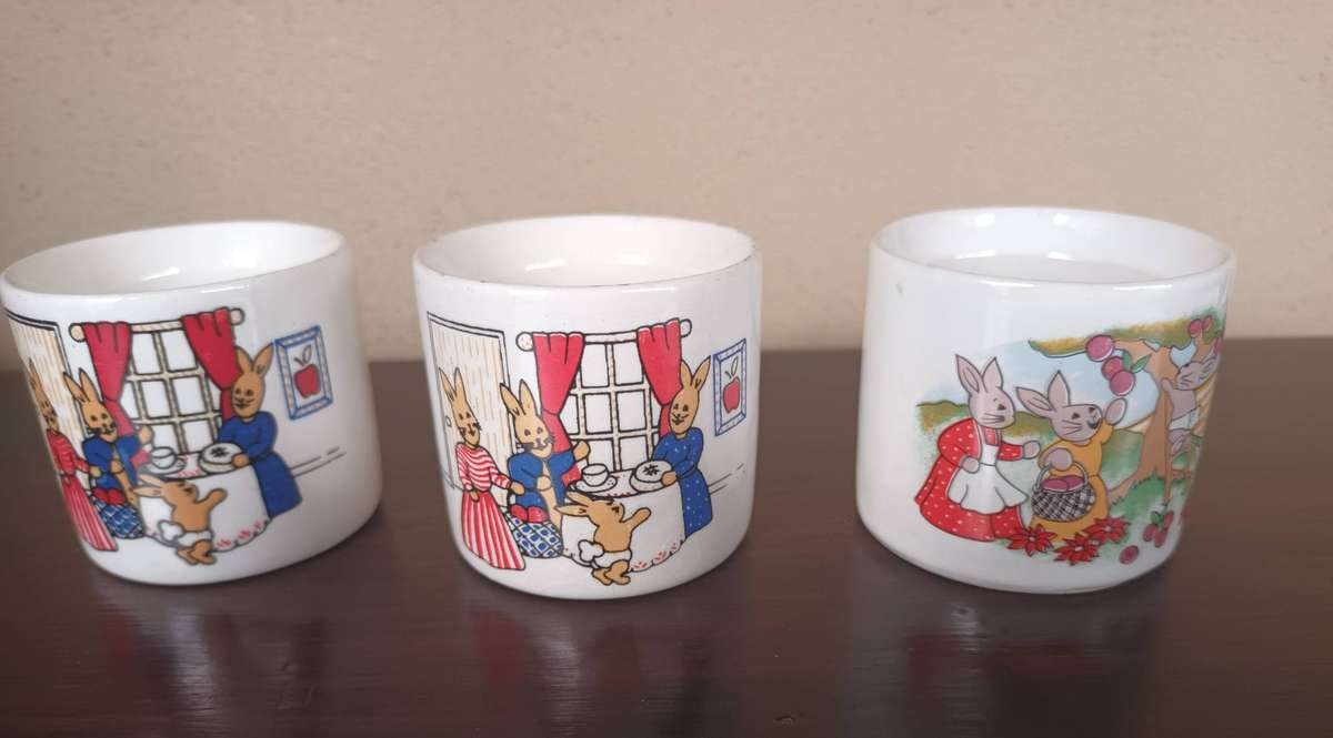 Three Bunny Design Egg Holders