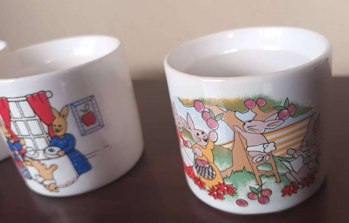 Three Bunny Design Egg Holders