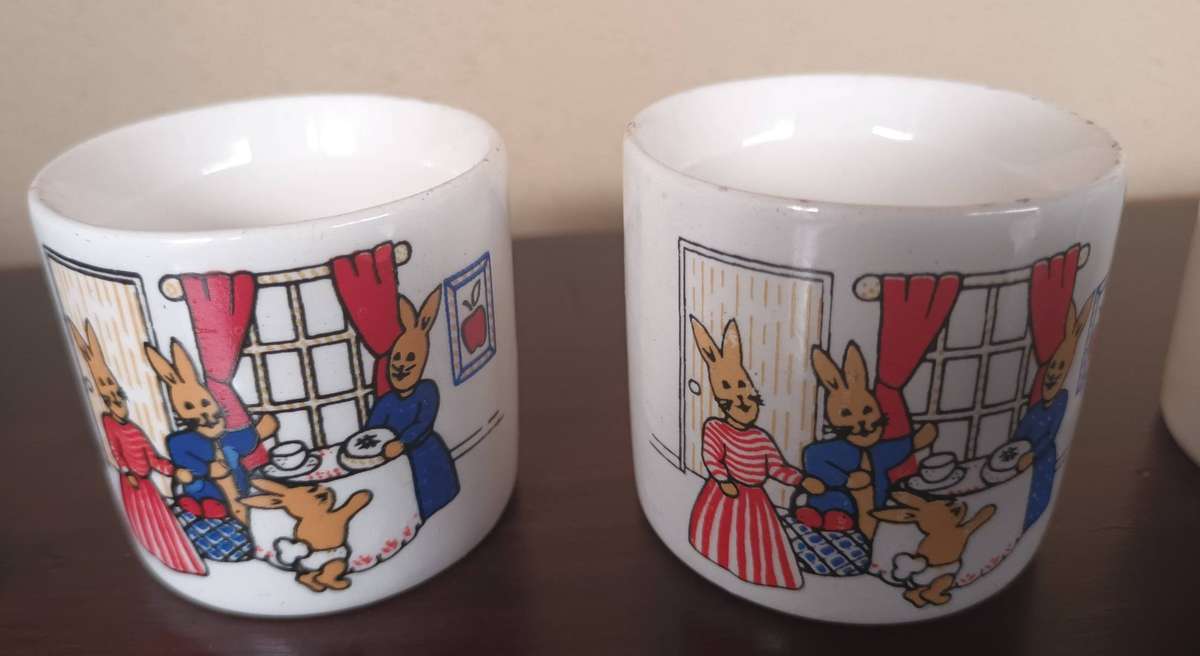 Three Bunny Design Egg Holders
