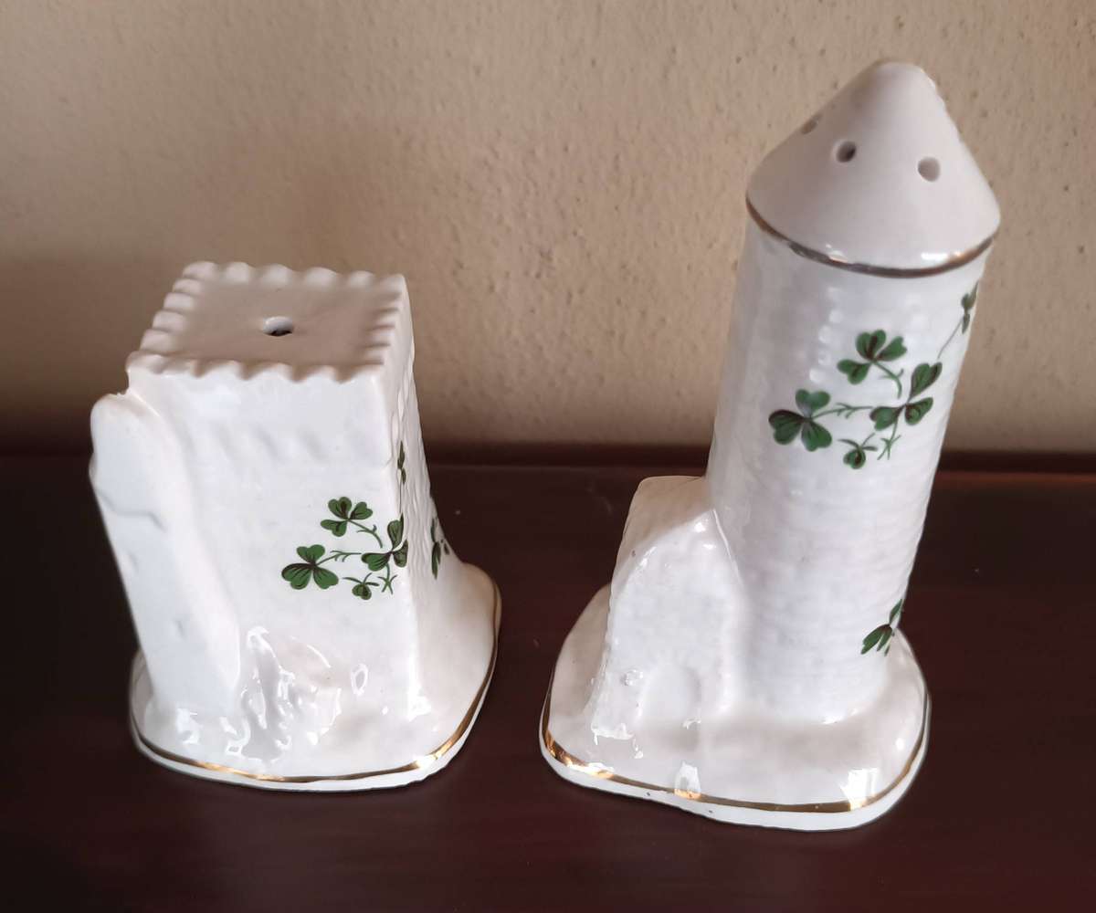 Vintage Irish Carrigaline Pottery Salt and Pepper Set